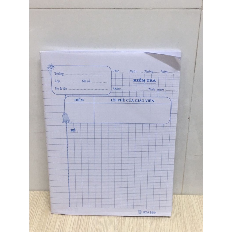 Giấy Kiểm Tra Định Lượng 80 Gsm  Hòa Bình Camshop