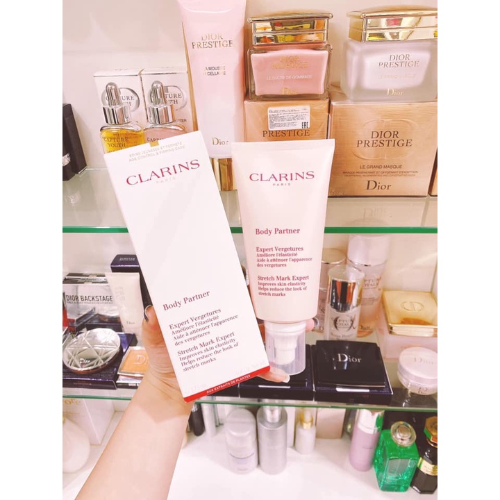 KEM GIẢM RẠN BỤNG CHUYÊN SÂU CLARINS BODY PARTNER SIÊU THẦN THÁNH 175ML CHÍNH HÃNG - 10548