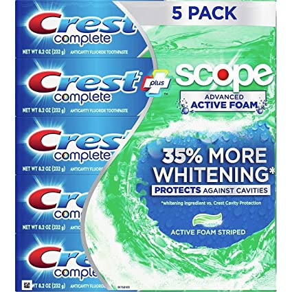 Kem đánh răng Crest Complete Extra Whitening Scope 232 g của Mỹ