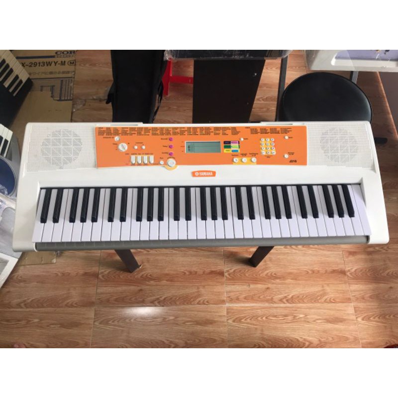 Đàn Organ Yamaha Nhật J210 Giá Rẻ 61 Phím - Phím có đèn LED & Màn Hình - Bảo Hành - Tặng Phụ Kiện - Bao Bể Vỡ