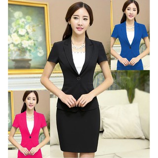 Bộ áo vest nữ và chân váy thiết kế mã TV40B HÀNG LOẠI 1