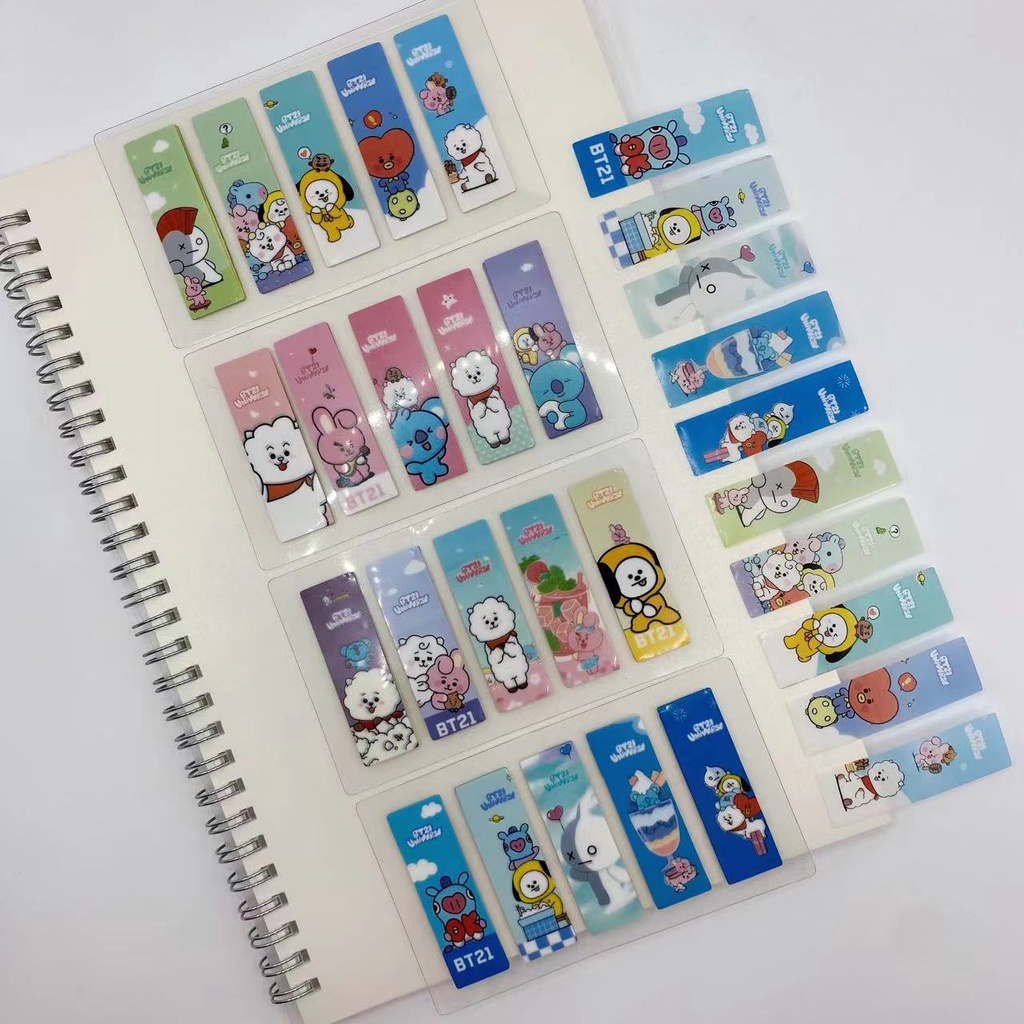 Set 100 Giấy Ghi Chú Họa Tiết Dễ Thương Dành Cho Học Sinh