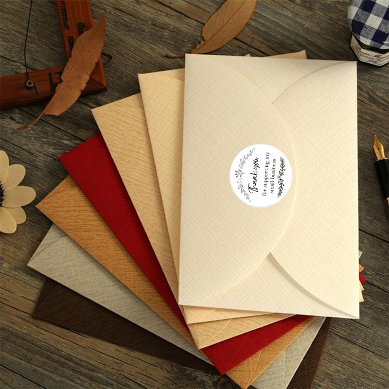 Cuộn 500 nhãn dán chữ Thank You For Supporting My Small Business
