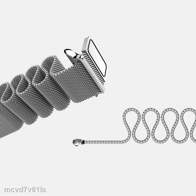 HOT Bộ Dây Đeo Đồng Hồ Bằng Thép Không Gỉ Thay Thế Cho Apple Watch A Set Se 6 5 4 3 2 1 40mm 44mm 42mm 38mm Ốp