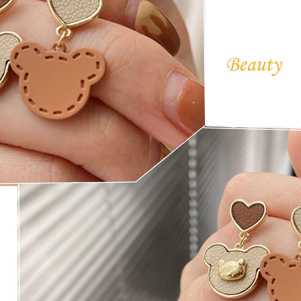 Bông Tai Hình Chú Chuột Phong Cách Hàn Quốc Dễ Thương