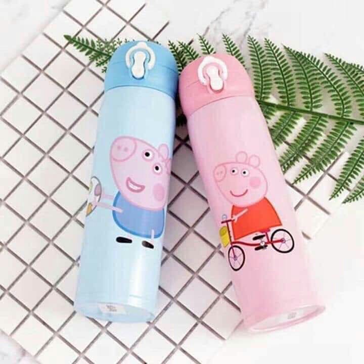 Bình Giữ Nhiệt Nắp Bật Hình Heo Peppa Pig 500ml - Ly Giữ Nhiệt ...