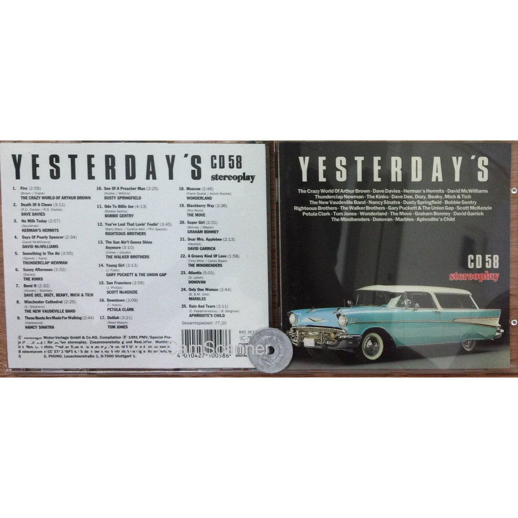 stereomate - CD gốc: Stereoplay Yesterday's CD 58