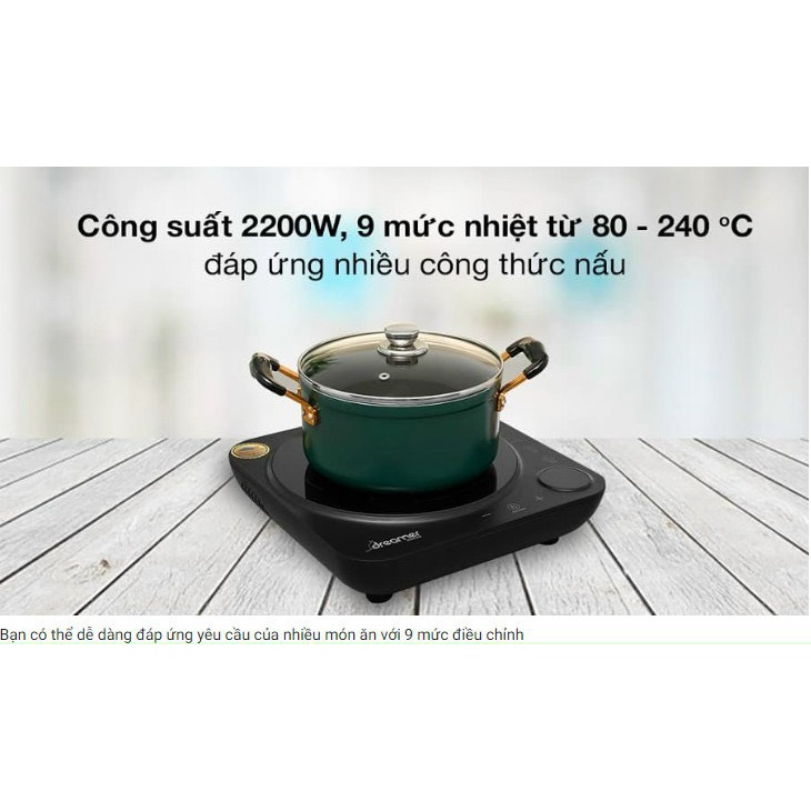 Bếp từ đơn Dreamer DC-IH01B, hàng chính hãng, bảo hành 12 tháng
