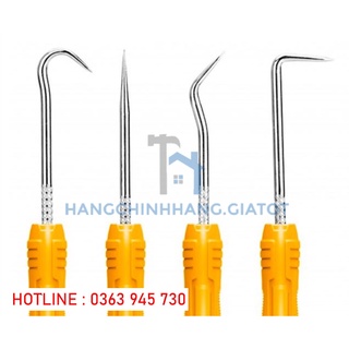 Đồ nghề ingco bộ 4 gắp và móc ron xe otô hkphs0401 cam kết chính hãng 100% - ảnh sản phẩm 3