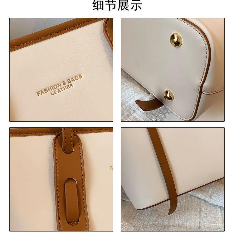 Túi Xách Đeo Vai Thiết Kế Phong Cách Pháp Sức Chứa Lớn Thời Trang Thu Đông Mới Cho Nữ