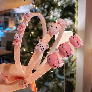 BỜM TÓC HỒNG ĐÍNH HOA CHO BÉ GÁI