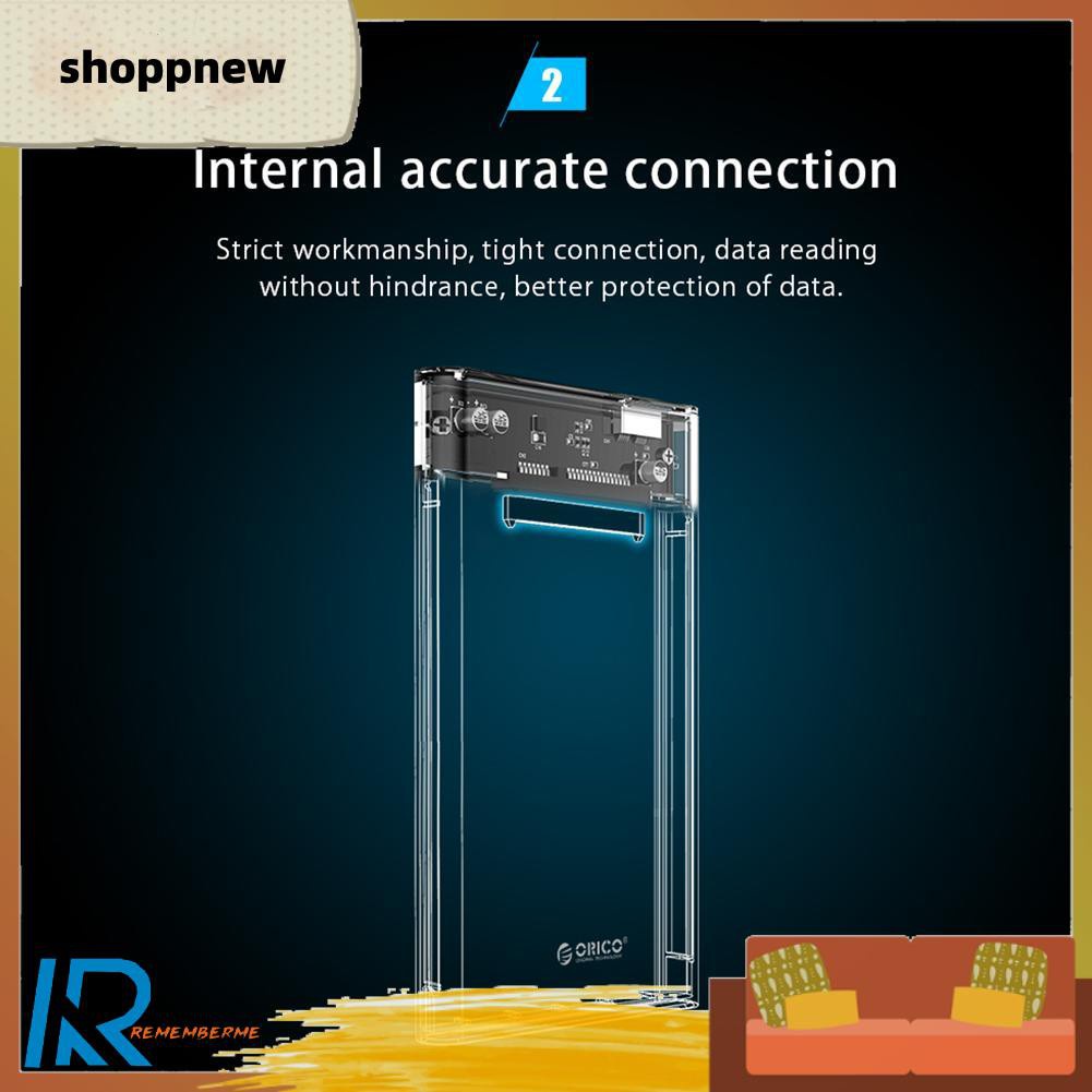 Hộp Đựng Ổ Cứng Ngoài Orico 2.5in Sata Usb 3.0 Hdd Ốp | BigBuy360 - bigbuy360.vn