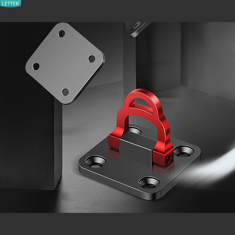 Móc cần câu cá bằng hợp kim nhôm gấp gọn siêu bền nhiều màu sắc tiện dụng