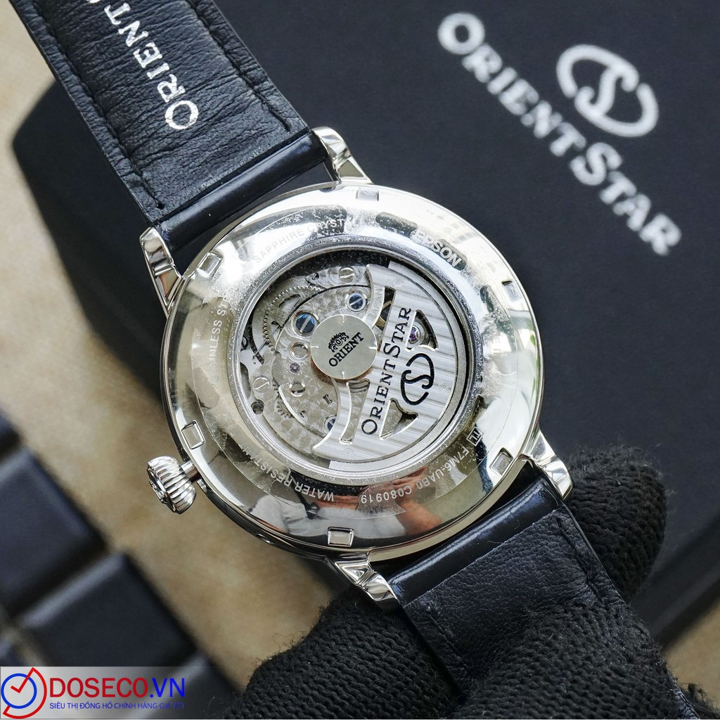Đồng hồ nam Orient Star Mechanical Moon Phase Classic RE-AY0106S00B