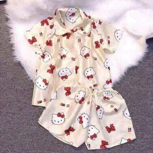 Bộ pijama phi bóng Mèo kitty | BigBuy360 - bigbuy360.vn