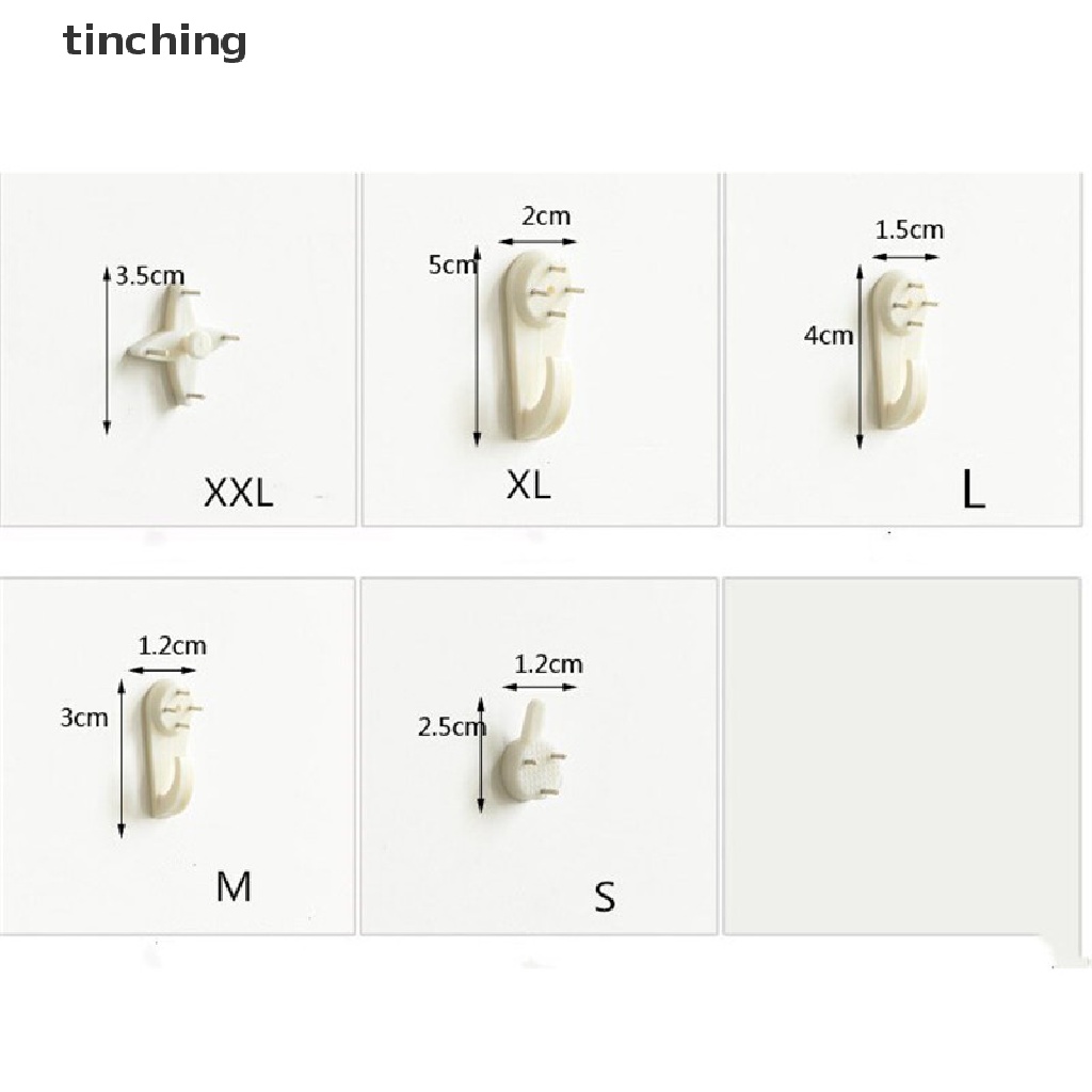 Set 10 móc treo khung ảnh gắn tường không để lại dấu vết