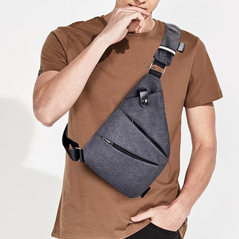 Túi Thể Thao Đeo Chéo Ngực Chống Thấm Nước Thời Trang Cho Nam