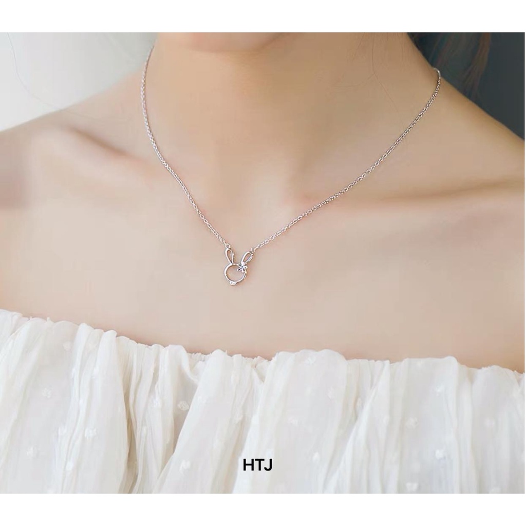 Dây chuyền thỏ bạc ta dễ thương