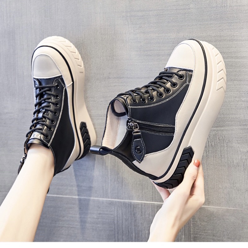 Giày thể thao độn đế 7cm⚡️Andu Store⚡️ Giày tăng chiều cao nữ