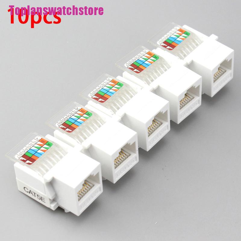 Set 10 Mô Đun Kết Nối Mạng Rj45 Cat5E | BigBuy360 - bigbuy360.vn