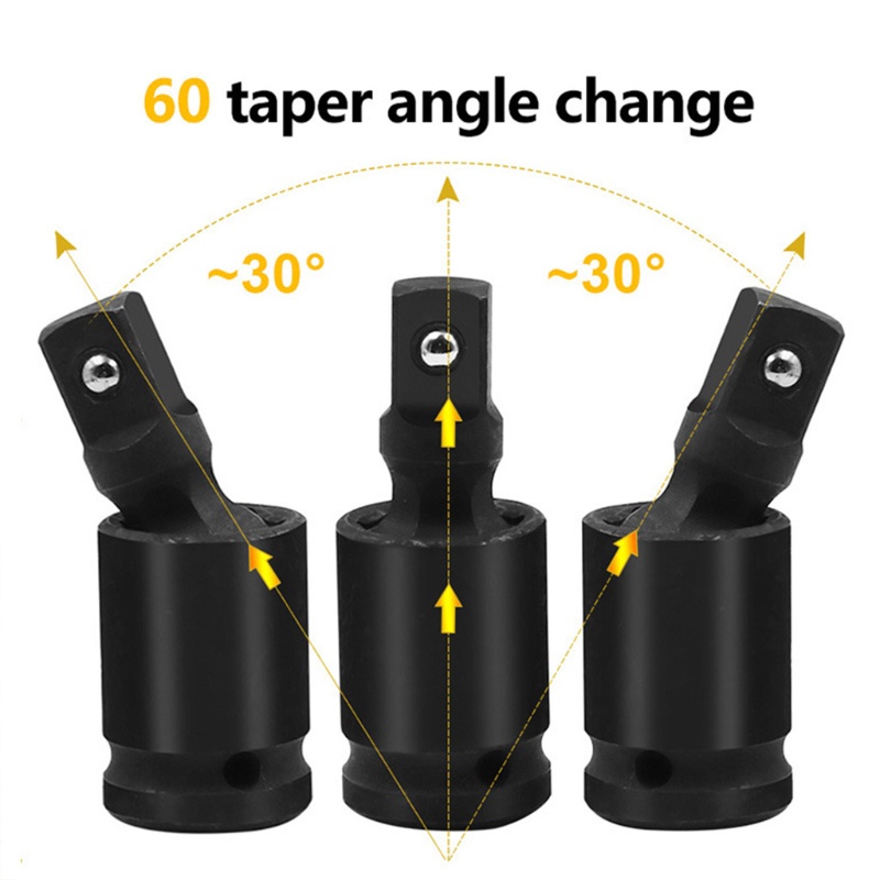 Bộ Đầu Chuyển Đổi Ổ Đĩa U-Joint 1 / 4 &quot;3 / 8&quot; &amp; 1 / 2 &quot;Chuyên Dụng