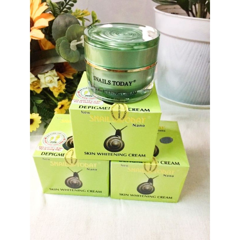 [Giá sỉ]Kem Dưỡng Da Mặt Ốc Sên Snails Today Nano Skin whitening cream