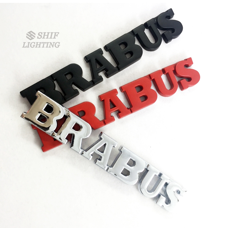 Miếng dán kim loại hình logo BRABUS cho xe Mercedes BRABUS