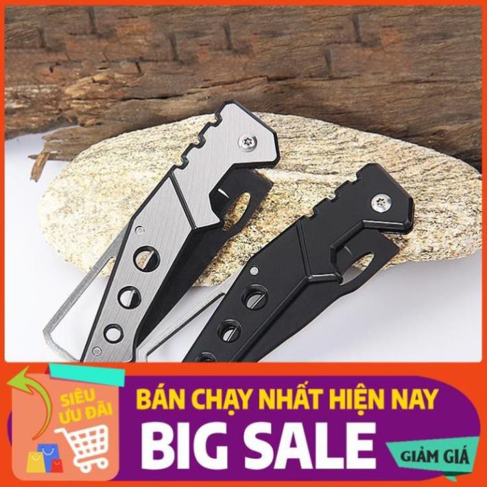DAO GẤP PHƯỢT EDC CAO CẤP THÉP KHÔNG GỈ. THÍCH HỘP DÃ NGOẠI, SINH TỒN - Hàng Có Sẵn