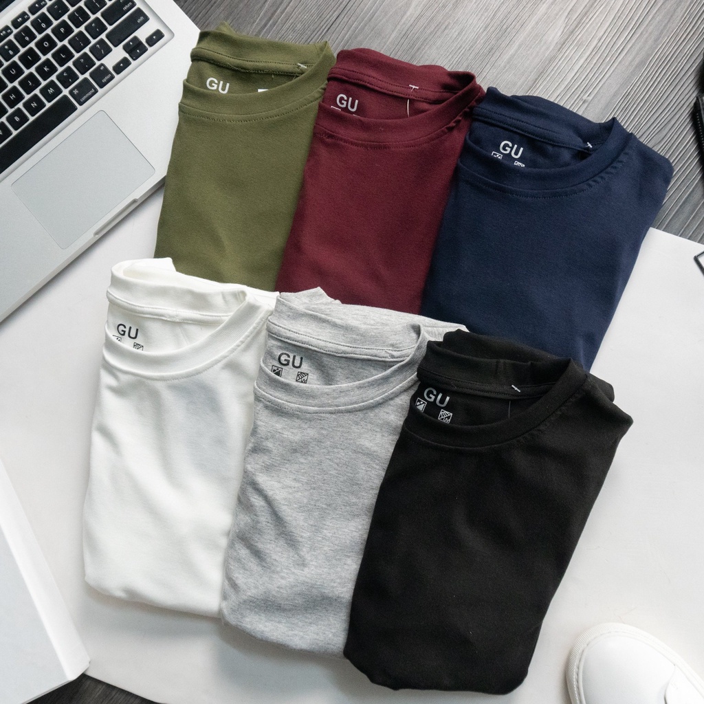 Áo Thun Giữ Nhiệt GU Hàng Xuất - Vải Cotton Mềm Xịn | BigBuy360 - bigbuy360.vn