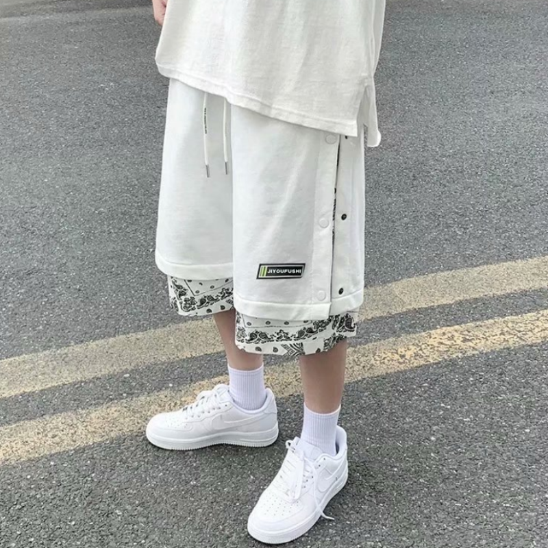 Quần Đùi Thể Thao Ống Rộng Màu Trơn Thời Trang Dành Cho Nam Giới | BigBuy360 - bigbuy360.vn