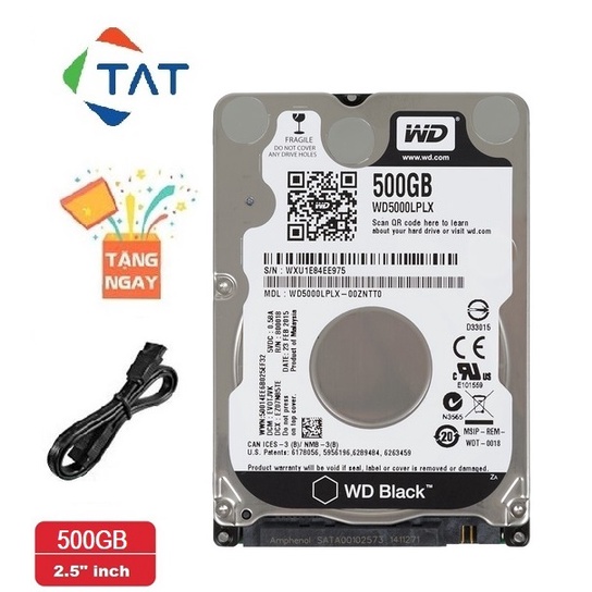 HDD Laptop 500GB 2.5 inch 7200rpm Seagate WD HGST Chính Hãng - Bảo hành 24 tháng