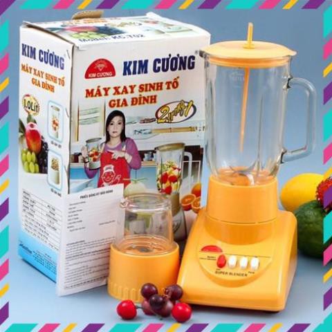 [LOA SALE] Máy xay sinh tố 2 cối nhựa Kim Cương KC.T02