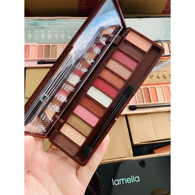 Phấn Mắt 10 Ô Nhiều Màu Lameila hộp hồng | BigBuy360 - bigbuy360.vn