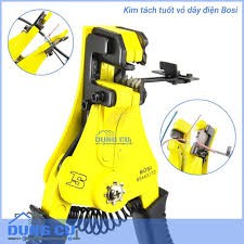 Kim Tuốt Dây Điện Bosi Cao Cấp, Kìm Tuốt Dây