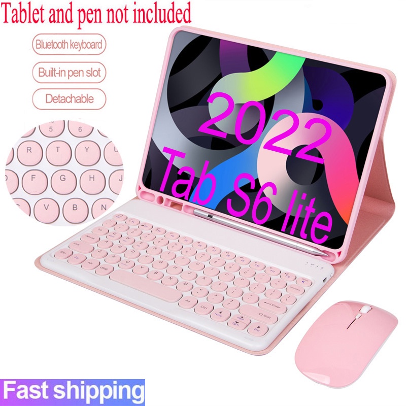 Ốp Máy Tính Bảng Nam Châm Kèm Bàn Phím Bluetooth Cho Samsung Galaxy Tab S6 Lite 10.4 2022 SM-P613 SM-P619