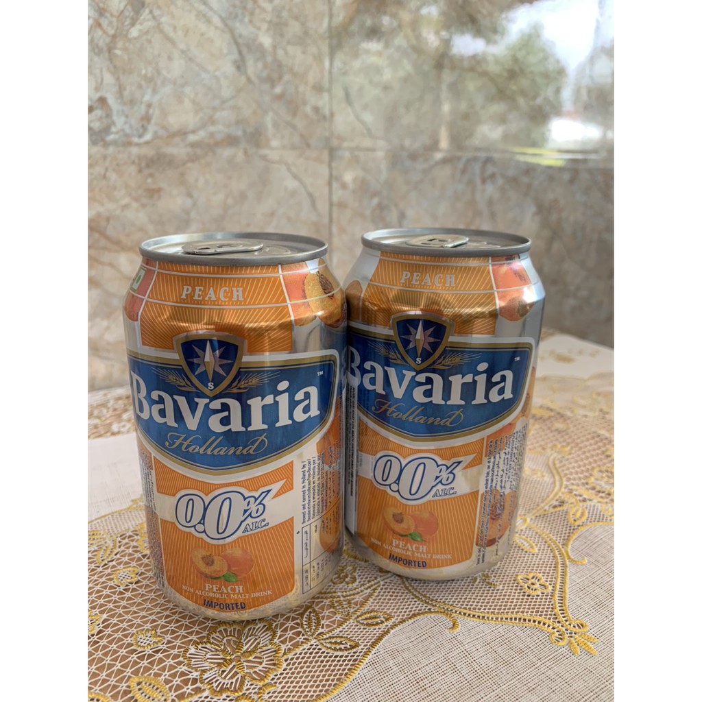 Bia Bavaria đào thuần chay 330ml
