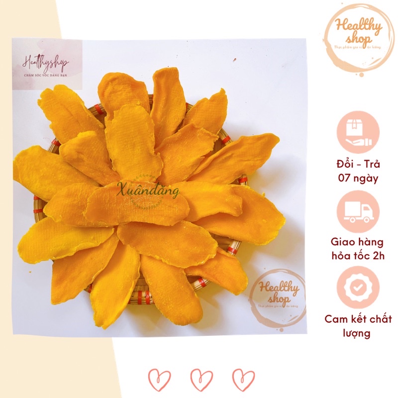 Xoài Sấy Dẻo Không Đường 500g Hàng Xuất Khẩu Đặc Sản Nha Trang Ngon - Trái Cây Sấy Dẻo Món Ăn Vặt Ngon Cho Mẹ Bầu