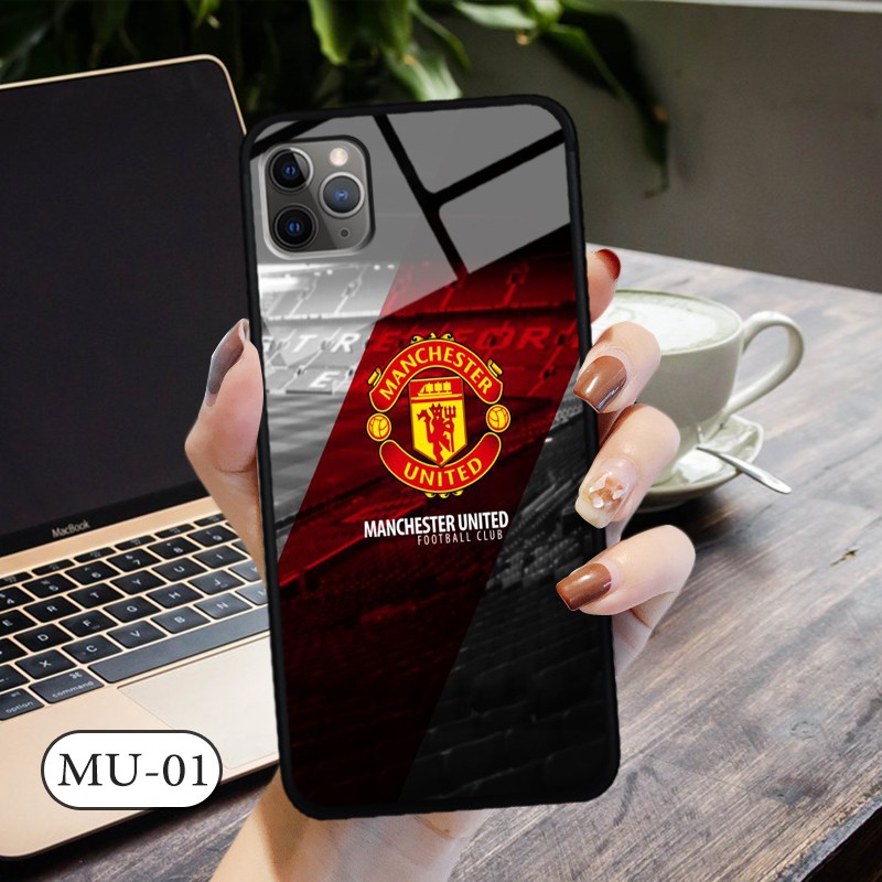 Ốp kính 3D IPHONE 11 PRO MAX - in biểu tượng đội bóng