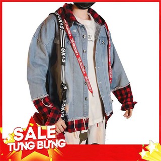 Áo Jean Player Phối Sọc Caro ( kèm ảnh thật )