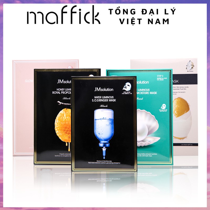 Mặt nạ jm solution cấp ẩm dưỡng trắng chăm sóc da toàn diện JMMS