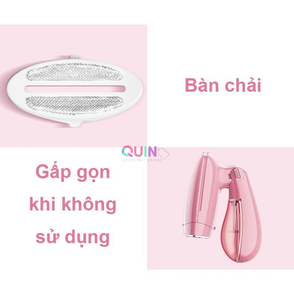 Bàn Là Hơi Nước Cầm Tay Công Suất 1500W, Mẫu Mới 2022 Thông Minh Nhỏ Gọn Tiện Lợi