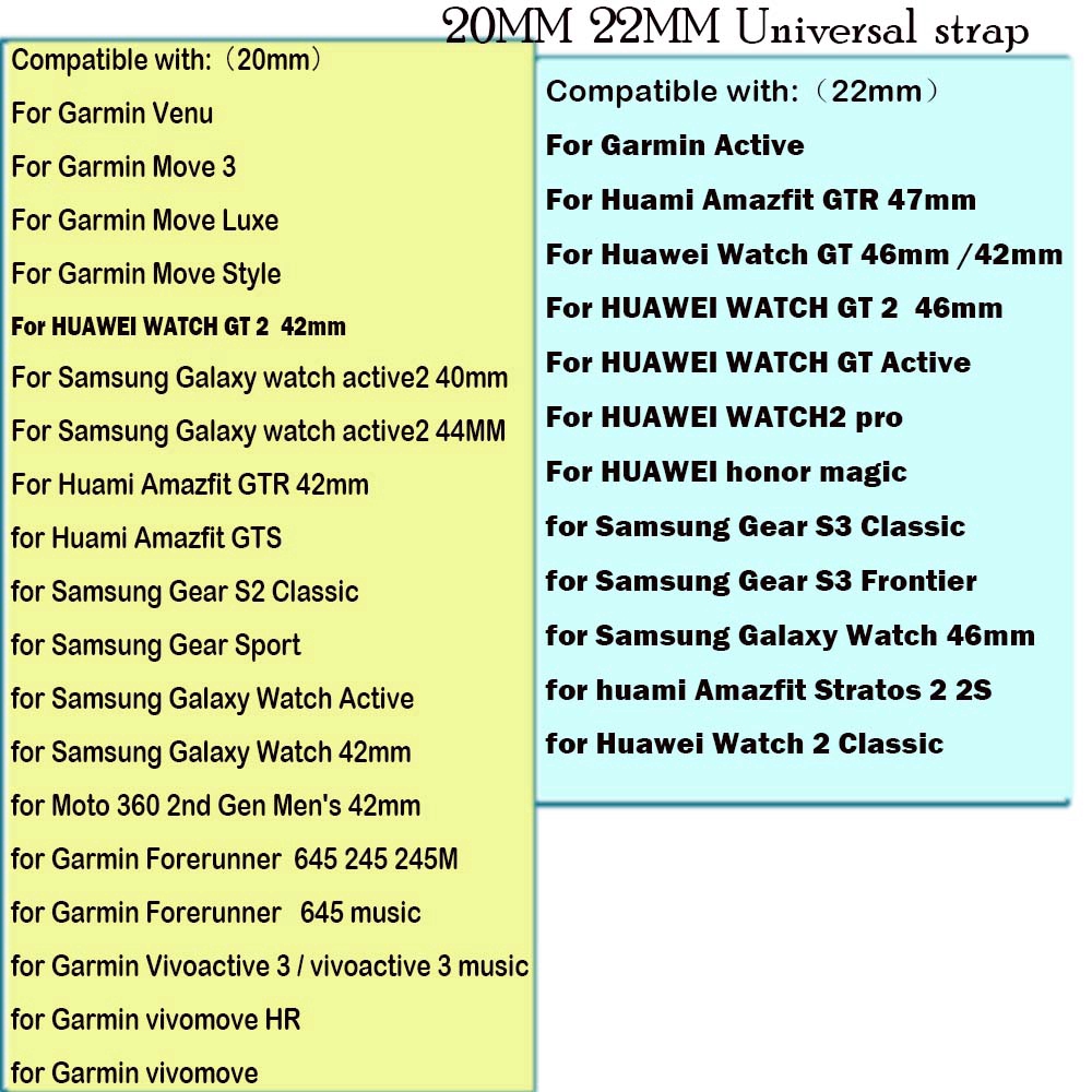 Dây đeo silicon 20mm 22mm cho đồng hồ Garmin Vivoactive 3 / 4 / Forerunner 645 245 245mm Amazfit Pace