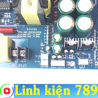  Mạch công suất Class D 2000W 2 kênh kèm nguồn