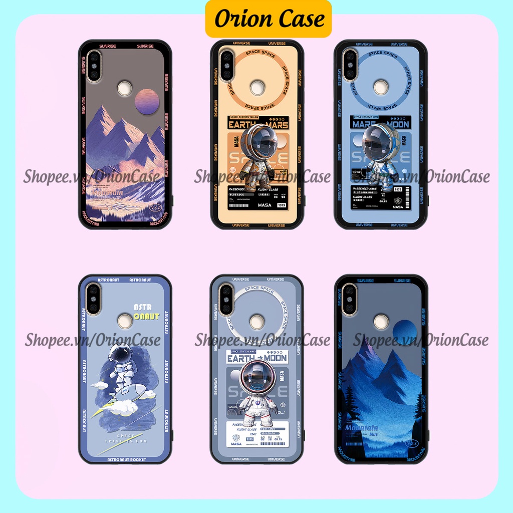 Ốp Xiaomi Redmi Note 5 / Note 6 in hình astronaut pro nasa, moutain cá tính.ốp lưng chống sốc.