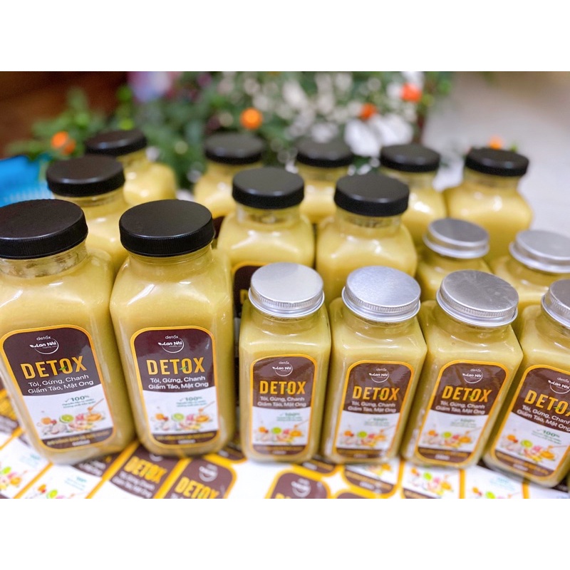 Detox tỏi gừng chanh giấm táo mật ong 250ml