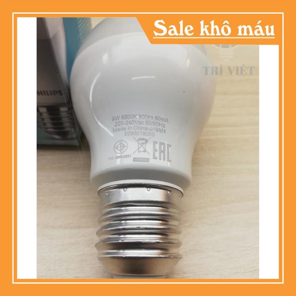 Bóng Đèn Led bulb Philips 3W - 5W - 9W Đuôi E27 3000K / 6500K hàng chính hãng