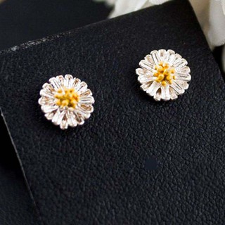 Khuyên Tai Hoa Cúc Bạc Ta CaoBac Silver Cho Nữ Tinh Tế, Sang Trọng - Trang Sức Cáo Bạc JEWELLERY