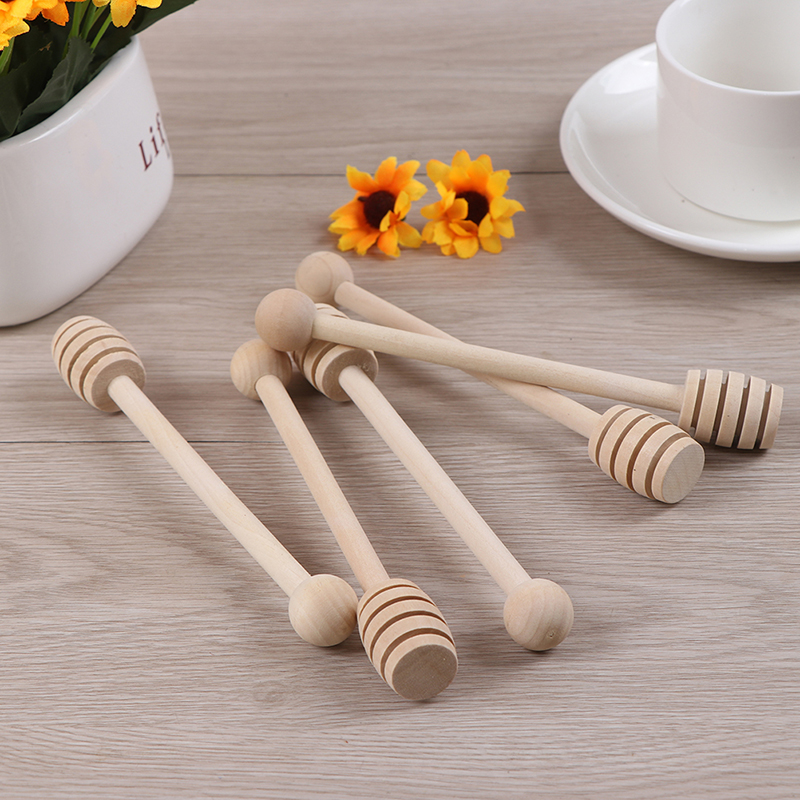 Set 5 / 10 Muỗng Gỗ Múc Mật Ong