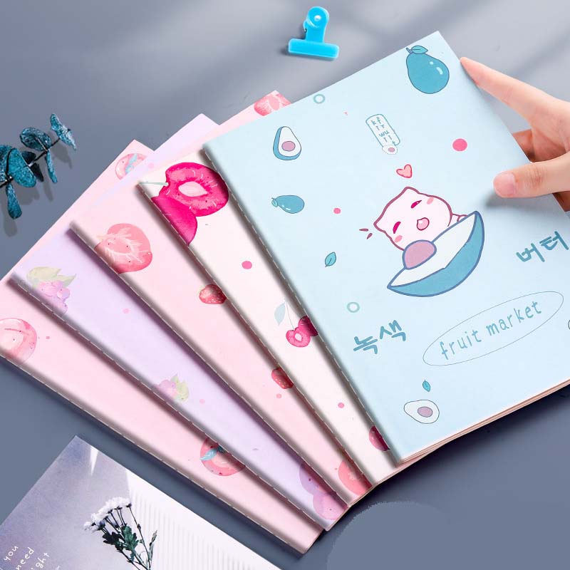 Sổ tay mini có dòng kẻ nhiều hình cute dễ thương dày 60 trang (A5/B5)