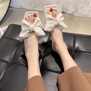 Dép chữ H đính nơ siêu xinh có big size 35-45